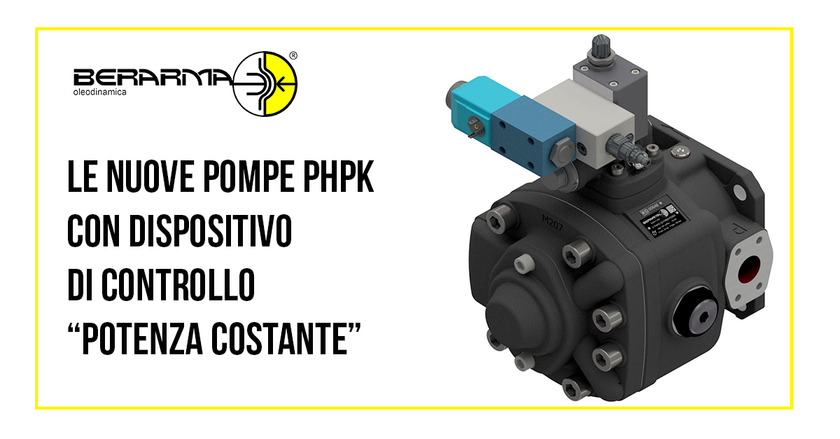 Le nuove pompe PHPK con dispositivo di controllo "Potenza Costante"