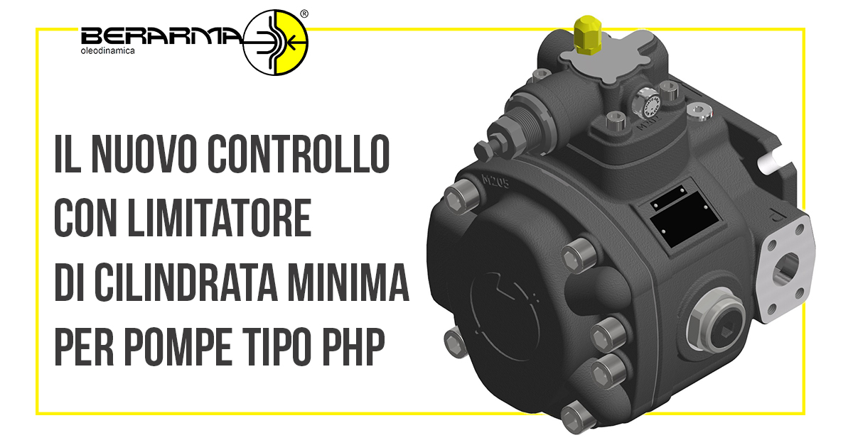 Il nuovo Controllo con limitatore di cilindrata minima per pompe PHP